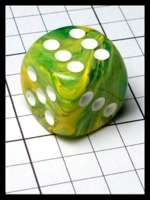 Dice : Dice - 6D Pipped - Green Chessex Dandelion 27652 - Ebay Dec 2014
